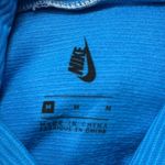 Nike  Teal L/S Crop Top Stripe Activewear Athletic Gym Shirt Size Med EUC #1583 Photo 4