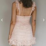 Selfie Leslie  | Kaley Ruched Lace Dress Photo 5