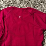 Lululemon swiftly short sleeve cropped tee size 6 ripend raspberry Photo 3