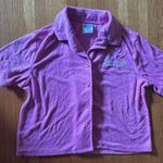 Barbie 🩷 Terrycloth Pink Polo, Size M Size M Photo 0