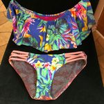 Maaji  Bohemian Flare Off the Shoulder Bikini Set S Photo 0