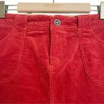 Kuhl  Size 4 Corduroy Skirt Red Mini Photo 1