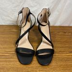 Kelly & Katie Black Heels Ankle Strap Stiletto Party Shoes Size 6.5 Photo 1