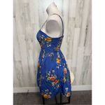 Band of Gypsies Blue Floral Sundress Fit & Flare | Size Small Photo 1