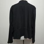 Torrid Black French Terry Military Crop Jacket 3X Military Steampunk Edgy Photo 4