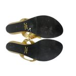 Fashion Tradition Women's Gold Thong Sandals Size 8 Photo 2