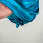 Lands' End One Piece Swimsuit Womens 18 Blue Tie Dye Nylon Skort Padded Cups Photo 3