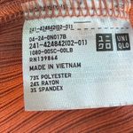 Uniqlo Womens Tee Size M Ribbed Square Neck Top Short Sleeve Casual Everyday Photo 6