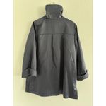 Dennis Basso Dennis by  Jacket Womens Large Blue‎ Satin Quiet Luxury Classic Photo 1