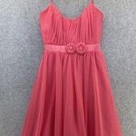 Alfred Angelo Disney Fairytale Weddings Women's Dress Solid Pink Sleeveless Size 2 Photo 0