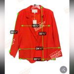 Lucy Paris Vibrant Red Blazer Photo 8