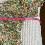 Anthropologie off the shoulder Bust tie with cut-out Cottagecore floral dress M Photo 8