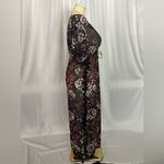 Coastal Blue  Black Ruched Sheer Sundress Resort Wear (765) Photo 3