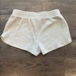 Z Supply Medium Gray Waffle Knit Lounge/Sleepwear Shorts Photo 4