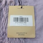 Savia NWT lavender purple wrap adjustable tie crop tank top women’s size small Photo 6