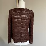 Faded Glory  Women's Brown Open-Knit Cardigan Size L Photo 5