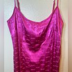 SKIMS NWOT Woven Jacquard Lace Long Slip Dress in Hot Pink SizeS Photo 4
