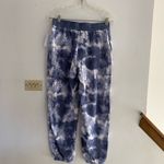Abound NWT  blue and ivory tie dye joggers M 60% cotton Photo 1