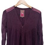 Johnny Was  Purple Lace Tunic Dress Sz S Photo 2