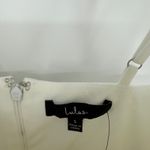 Lulus Cheers To Chic White Notched Sleeveless Skort Romper Size S Photo 4