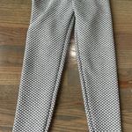 Stylish Women's Black and White Patterned Leggings Gray Size M Photo 0
