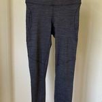 Outdoor Voices  TechSweat 3/4 Leggings in Scarlet Heather Black / Grey Photo 0