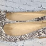 Stuart Weitzman  snakeskin tassle ballet flat shoes size 7.5 Photo 2