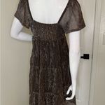 Draper James Elegant Brown Shimmer short Dress. #101 Photo 3