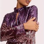 Kate Spade  NEW YORK Gradient Long-Sleeve Sequin Mini Dress Photo 0