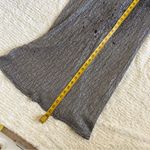 Cache Silver Metallic Beaded Embellished Evening Gown Maxi Dress 0 XS Y2K Photo 14