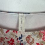 Pinkblush Floral Short Sleeve Maternity Dress Size Large L EUC D2668 Photo 3