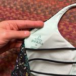 prAna  BLACK SPECKLE SEXY STRAPPY HALTER YOGA TOP Photo 2