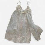 Y2K Angelic Coquette Frederick’s of Hollywood Lace Tulle Babydoll Cami – XL White Photo 1