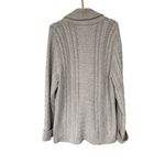 Pendleton  Womens Merino Wool Open Front Chunky Button Up Cardigan Sz Large Long Photo 3