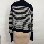 Free People  Black and White Crew Neck Sweater Size Large Photo 2