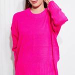 Sew In Love Girls' Day Full Size Center Seam Sweater Pink Size Medium Photo 0