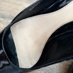 Gucci  Patent Leather Slingback Heels Sz 8.5 / EU 38.5 Black Peep Toe Classic Box Photo 8