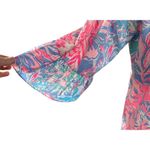 Lilly Pulitzer Ginger Blue Peri Viva La Lilly Shift Dress Size 16 Photo 3