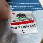 VTG Birdwell Beach Britches Blue Floral Swim Skirt Women's Sz L Made in USA Size L Photo 3