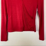 Cupcakes and Cashmere  Knit Interlock Wrap Top M NWOT Photo 5