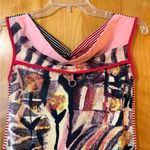 Save the Queen! Y2K Abstract Print Patchwork Dress Sleeveless Colorful Whimsical Size L Photo 13
