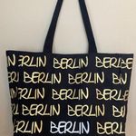Berlin black and gold tote bag Photo 0