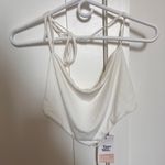 Tiger Mist White Halter Scarf Top Photo 1
