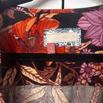 Pilcro  Tiered Corduroy Mini Dress Contemporary‎ Floral Fall Colors Anthropologie Photo 2