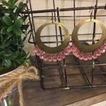 Costume Jewelry Golden Hoop Earrings Photo 1