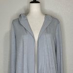 Athleta Gray Uptempo Wrap Noreweigan Hooded Cardigan Sweater Photo 2