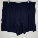 Lane Bryant 100% Rayon Soft Black Shorts Photo 0