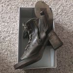 Free People Brown Open Toe Leather Booties City of Lights Size EU 40 NEW w/o Box Photo 10