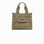 ZARA FABRIC MINI TOTE BAG PERSONALIZED JL Photo 3