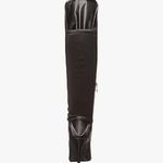 Nordstrom Fergie Black Over The Knee High Heel Faux Leather Boots Photo 8